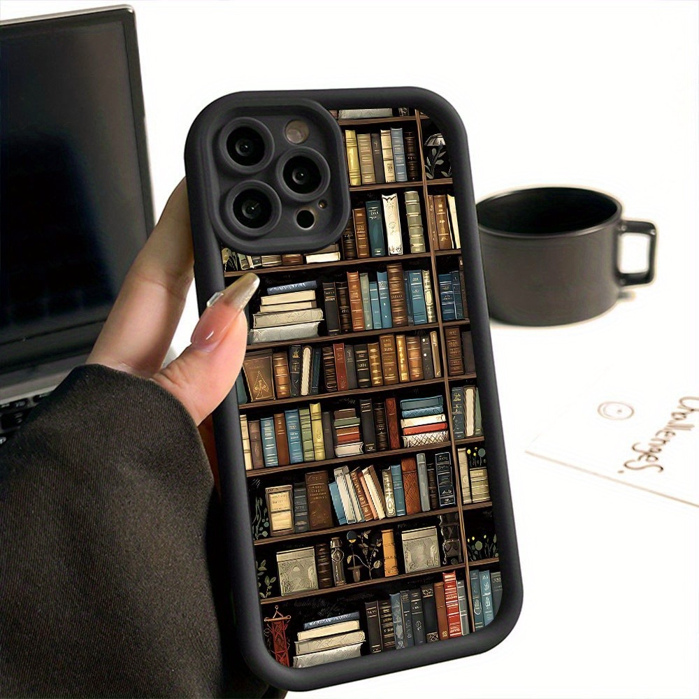 Phone Accessories List - Book Shelf Creative Pattern Phone Case