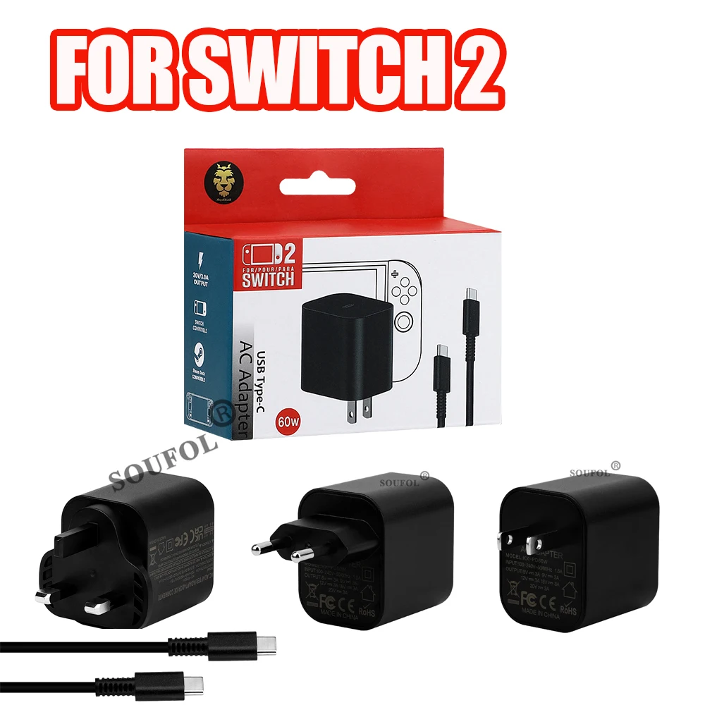Phone Accessories Uk - High Speed 60W AC Adapter for