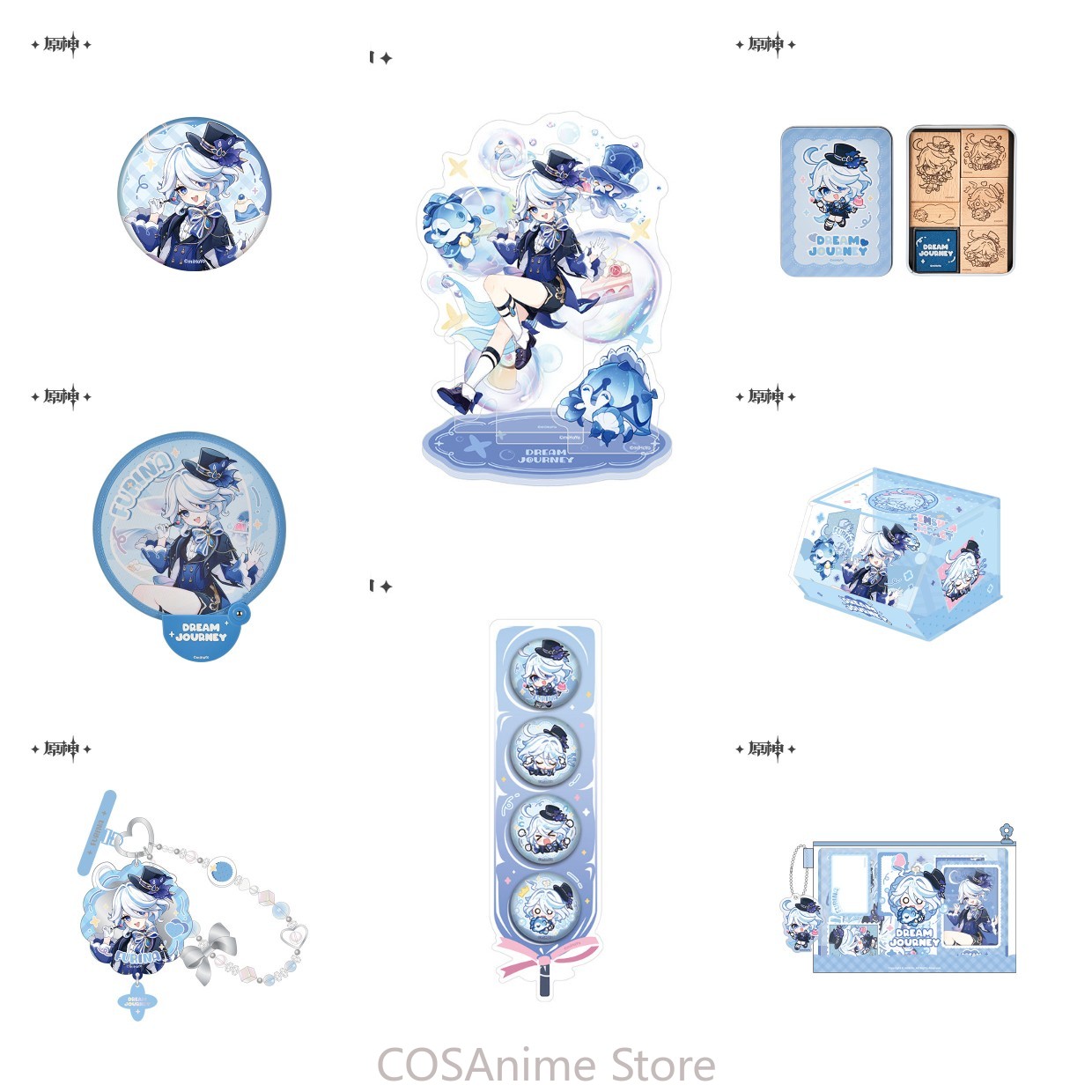 Phone Accessories In China - Official Genshin Impact Furina Anime Cosplay