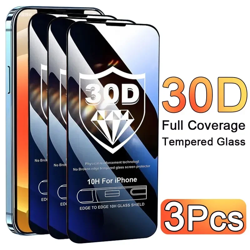 Phone Accessories And Gadgets - 3PCS Glass Protector Phone Case for