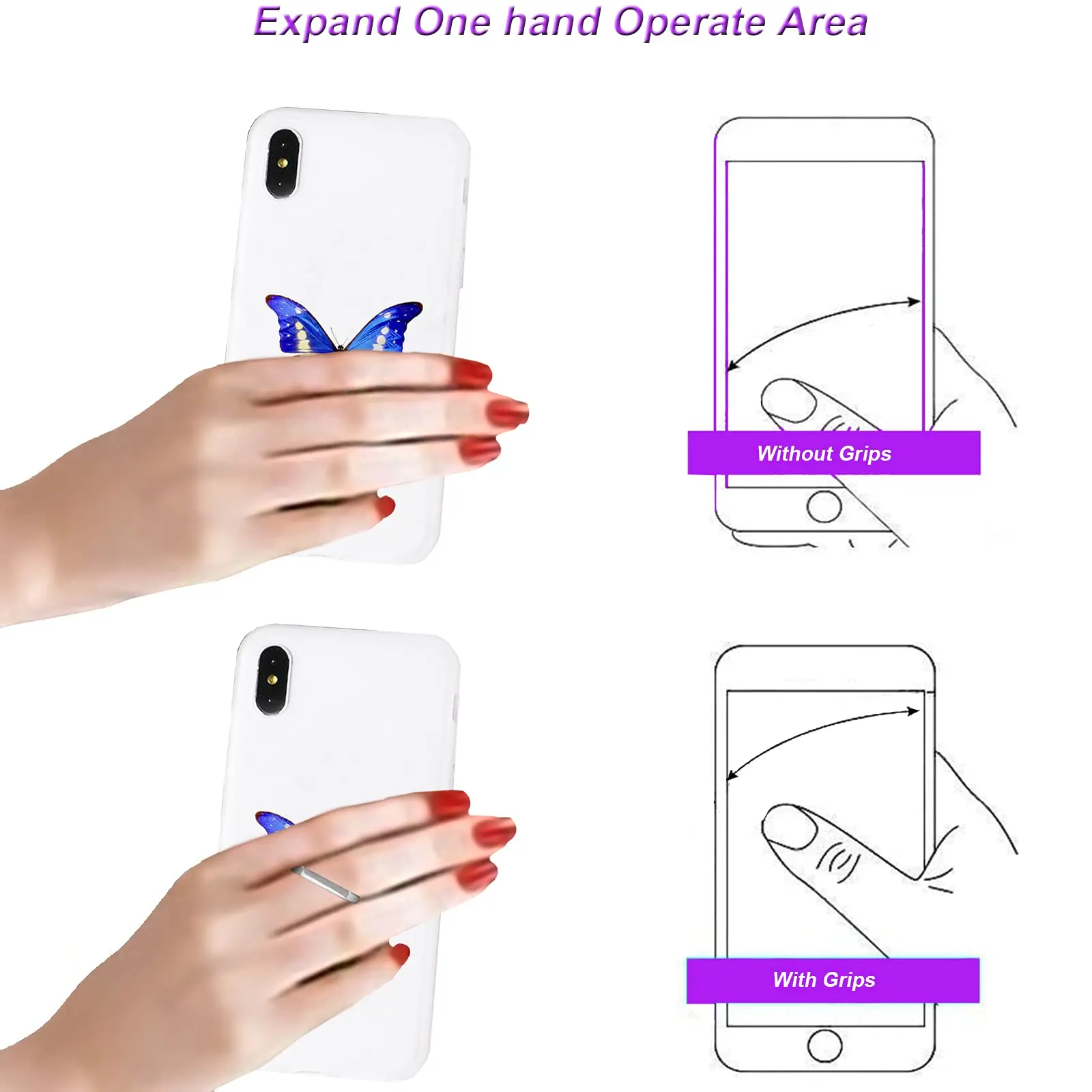 Transparent Mobile Phone Ring  - огляд і ціна Pop Socket Grip