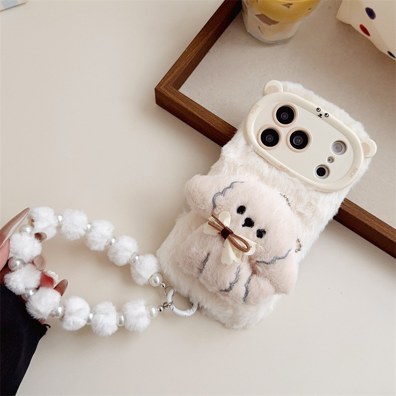 3D Cartoon Bowknot Puppy Warm  - огляд і ціна Phone Accessories List