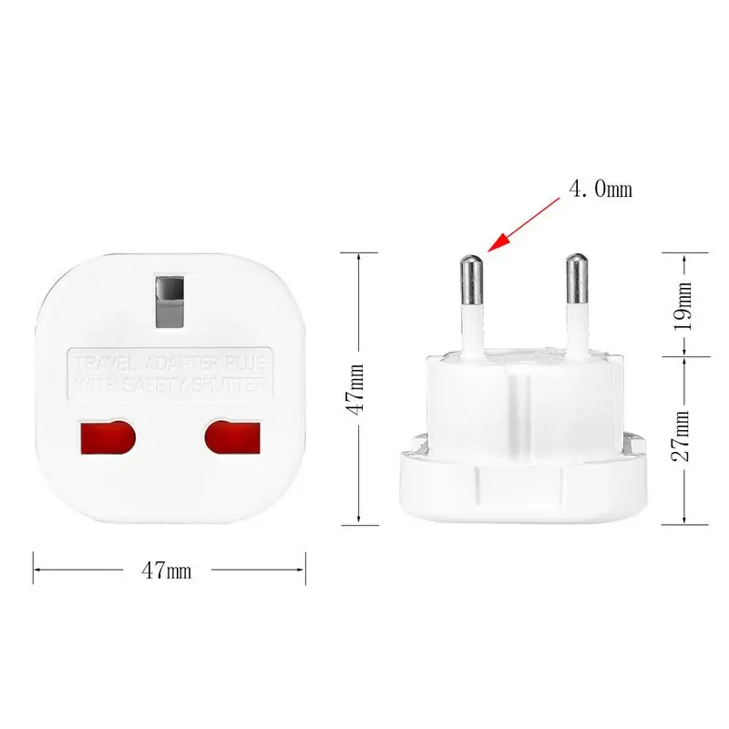 UK To EU Euro Electric Travel  - огляд і ціна Phone Accessories Uk