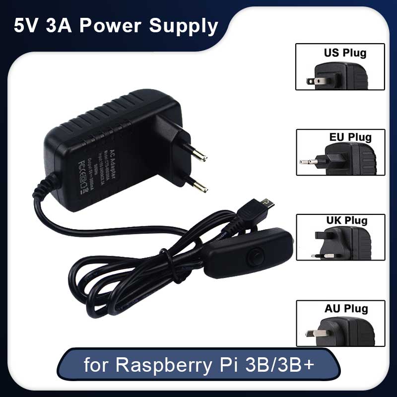 5V 3A Raspberry Pi 3 Model B+  - огляд і ціна Phone Accessories Uk