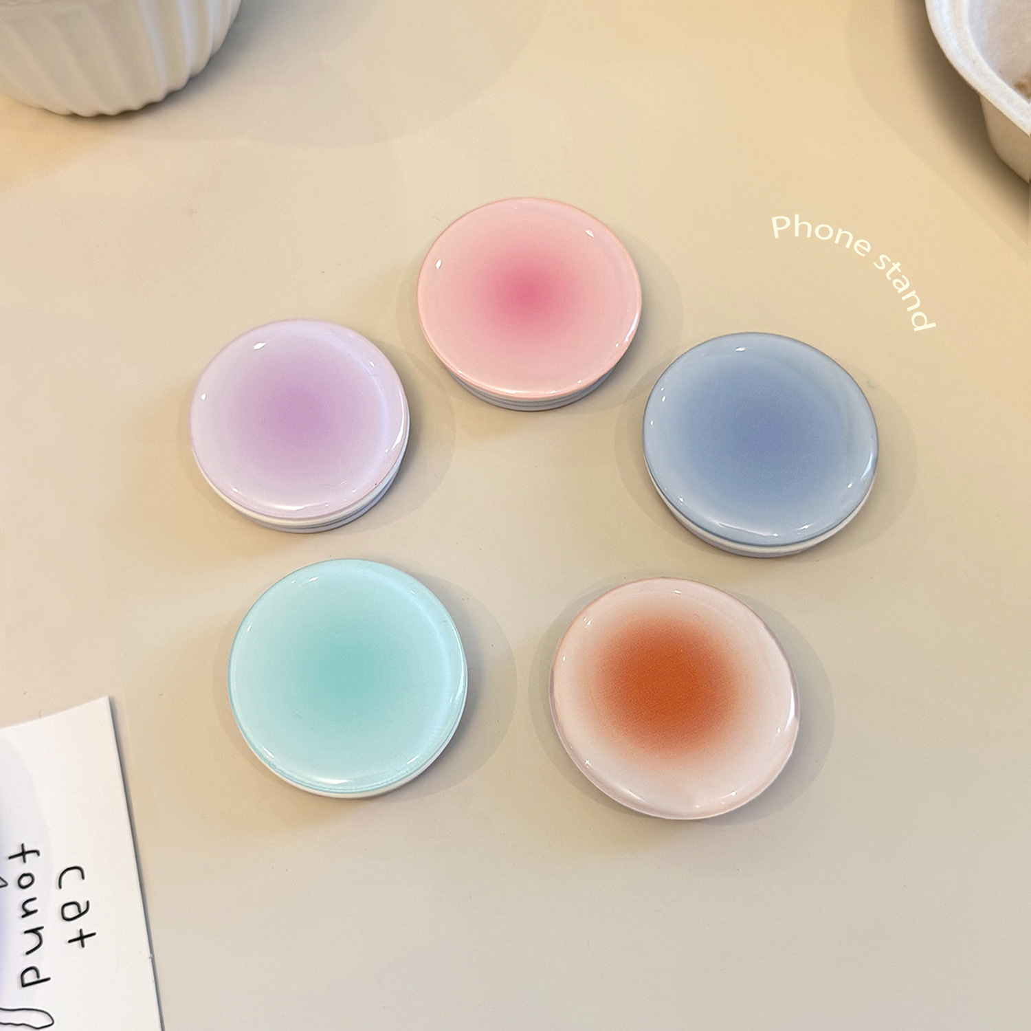 Ins Style Gradient Phone Grip  - огляд і ціна Phone Accessories And Gadgets