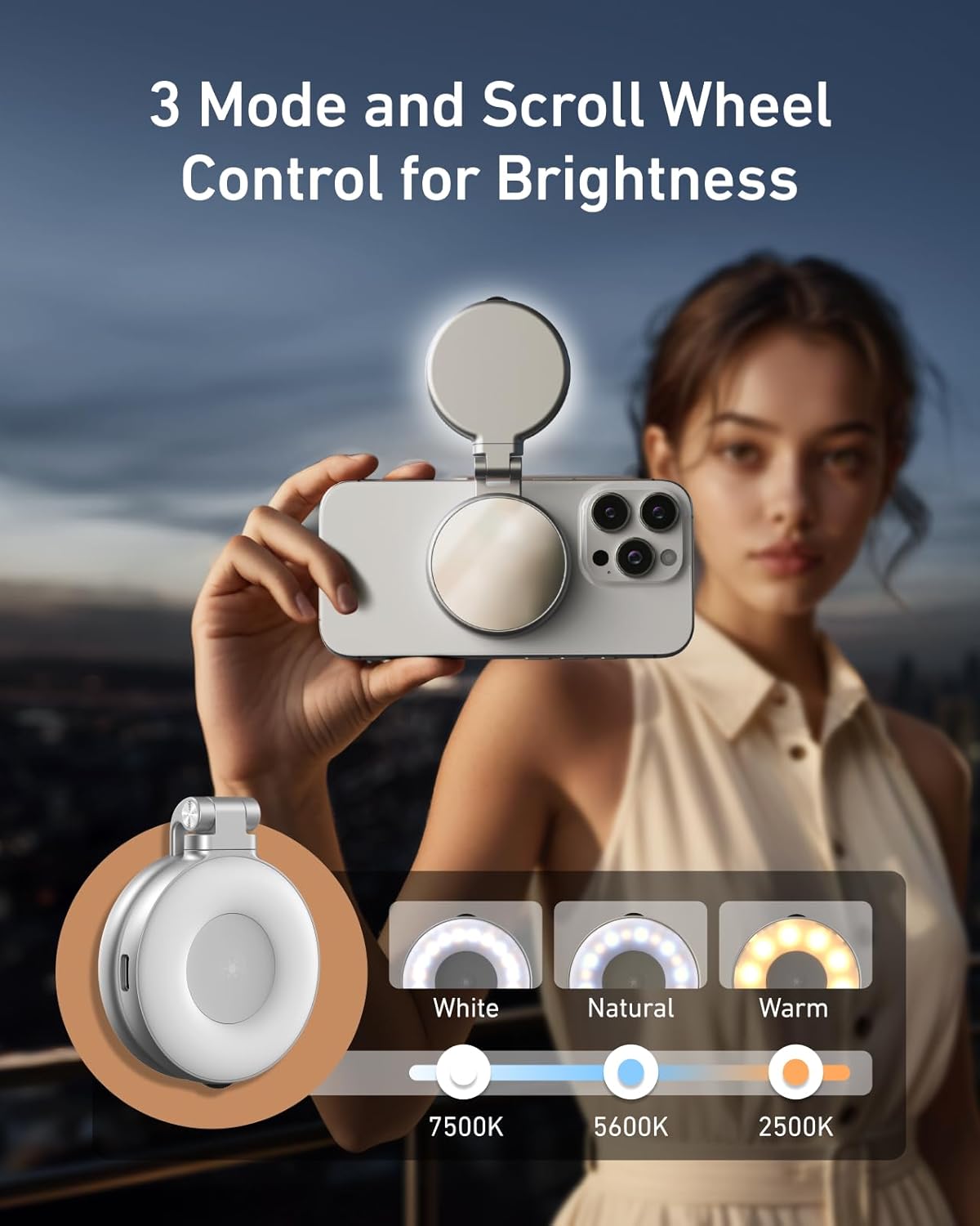 Magnetic Selfie Light Kit Port - огляд і ціна Phone Accessories Kit