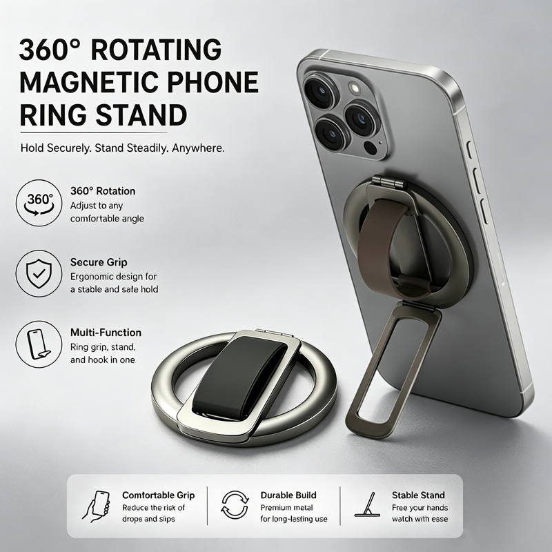 360° Rotation Magnetic Phone R - огляд і ціна Pop Socket Grip