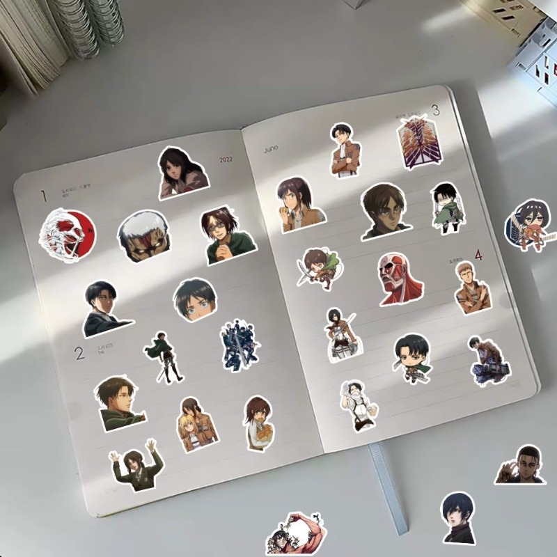 60Pcs Attack on Titan Anime St - огляд і ціна Phone Accessories Diy