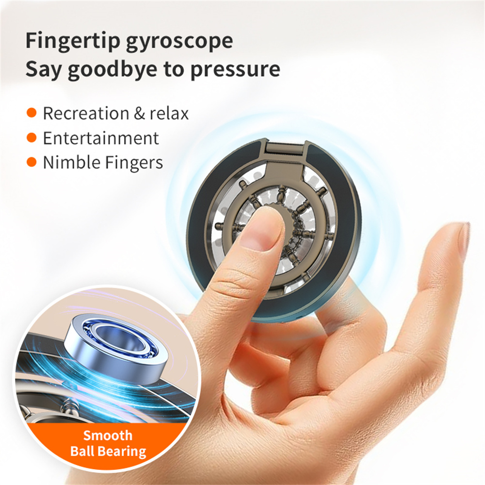 Metal Fingertip Gyroscope Magn - огляд і ціна Pop Socket Grip